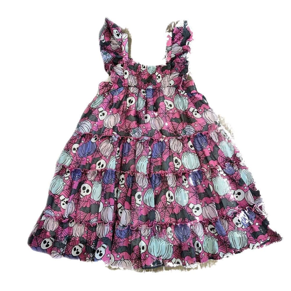 Cheeky Plum Halloween Multicolor Floral Dress